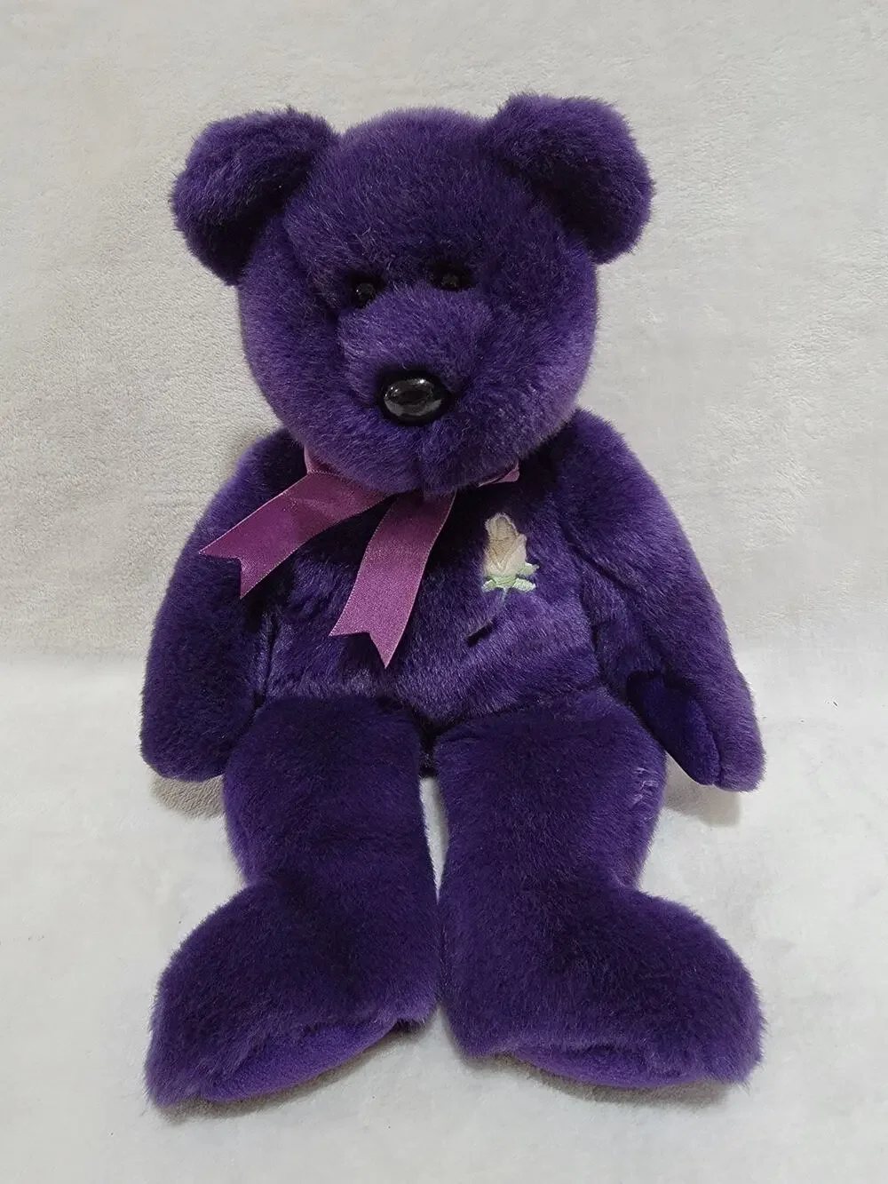 RARE 1998 Ty The Beanie Buddies Collection 14 Inch Bear Princess Diana Plush